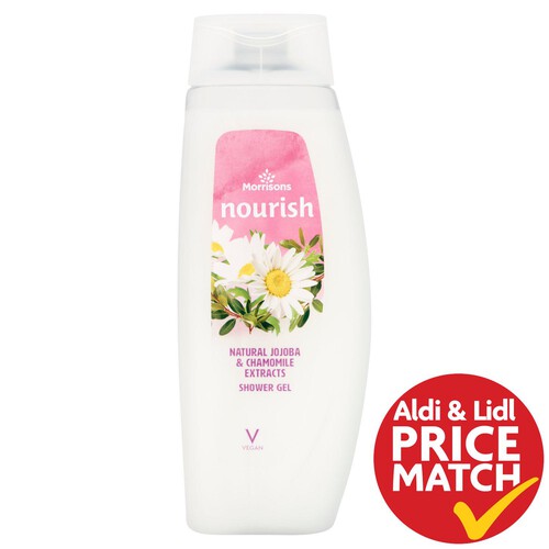 Morrisons Nourish Natural Jojoba & Chamomile Extracts Shower Gel