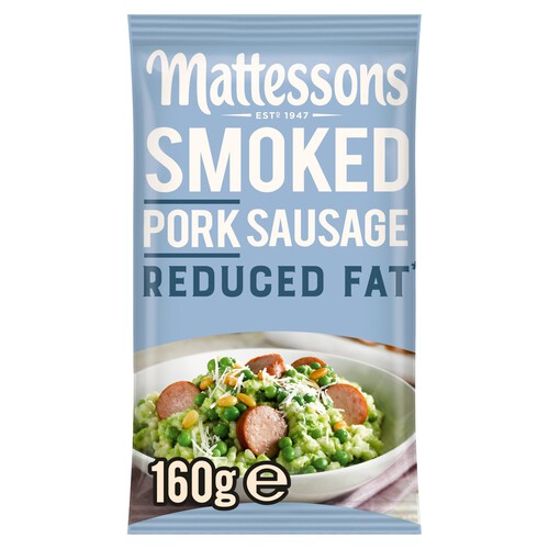 Mattessons Smoked Pork Sausage Reduced Fat 