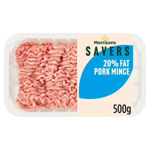 Morrisons Savers British Pork Mince 20% Fat 500g