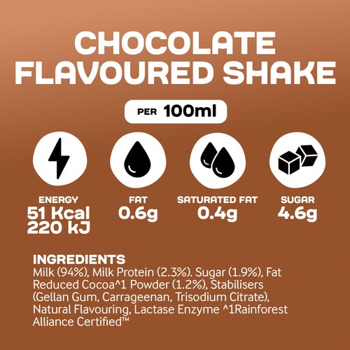 Arla Protein Chocolate Milkshake 482ml