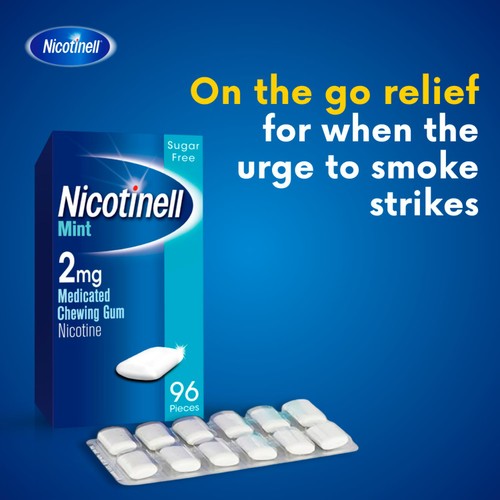Nicotinell Nicotine Gum Stop Smoking Aid 2mg Mint