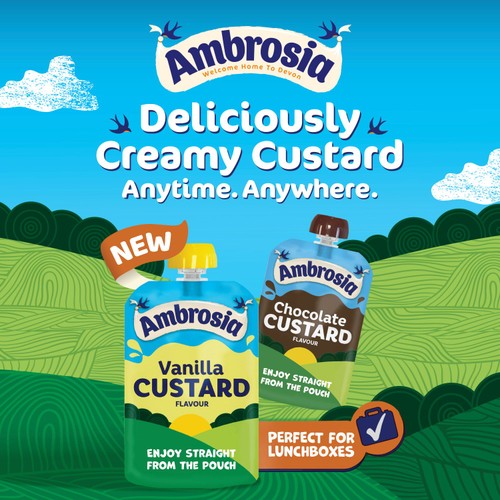 Ambrosia Vanilla Custard 100 G