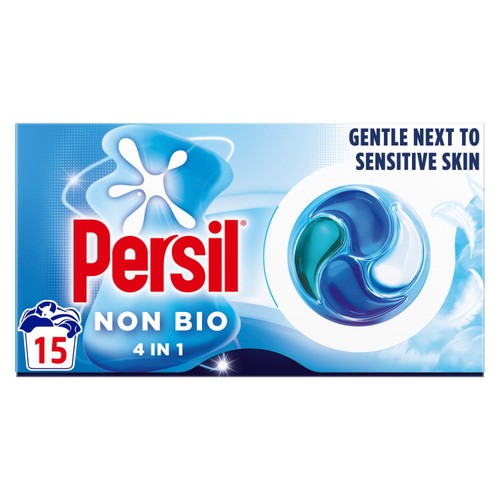 Persil Non Bio 4-In-1 Washing Capsules 15 Washes