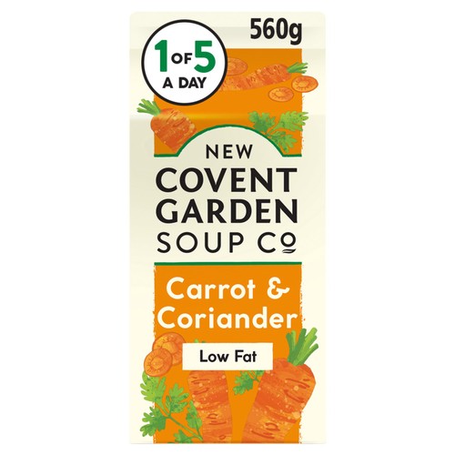 NEW COVENT GARDEN Soup Co Carrot & Coriander Soup 560G