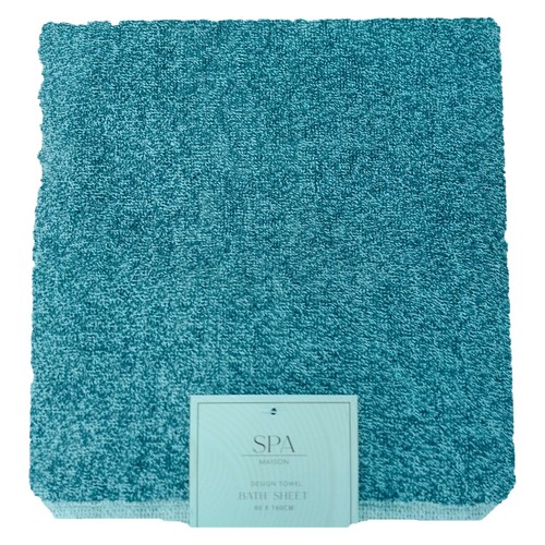 Spa Maison Black Marl Bath Sheet
