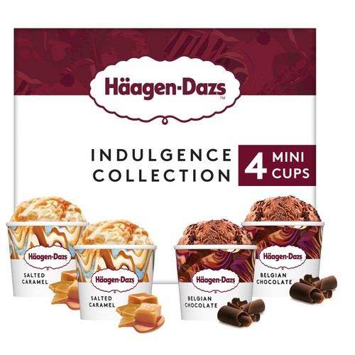 Haagen-Dazs Indulgence Collection Minicup Ice Creams