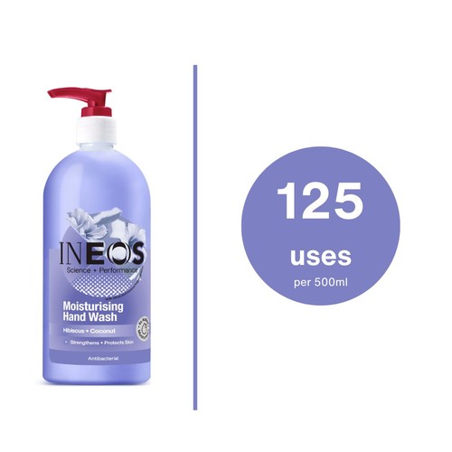 Ineos Moisturising Hand Wash Hibiscus & Coconut 