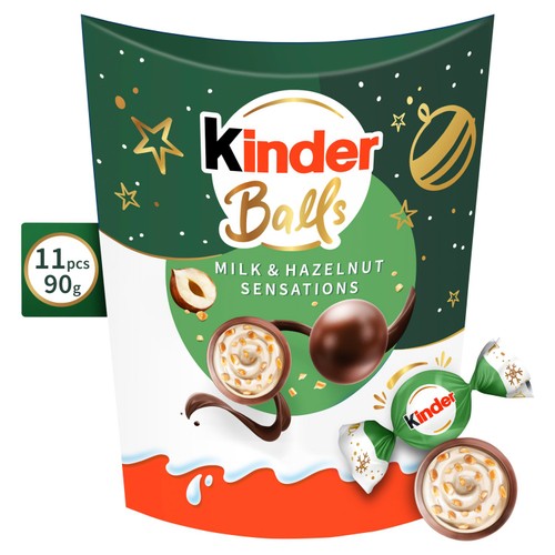 Kinder Choco Balls Milk & Hazelnut Sensations   90g