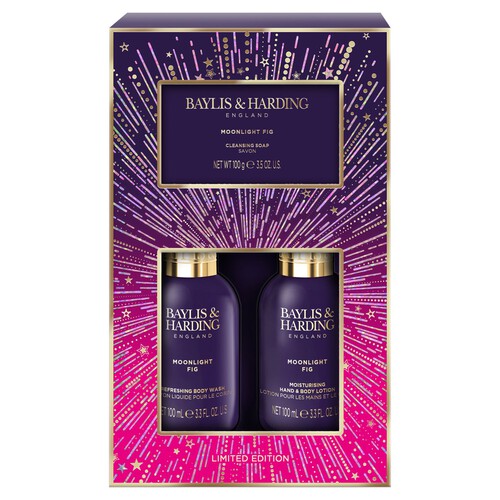 Baylis & Harding Moonlight Fig Make Me Sparkle Bathing Gift Set