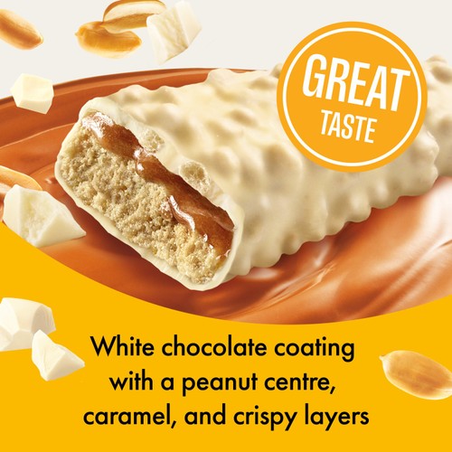 Fulfil White Chocolate Peanut & Caramel Flavour Vitamin & Protein Bar 55g