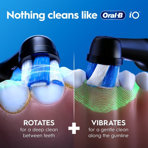 Oral-B iO2 Night Black Electric Toothbrush + Travel Case