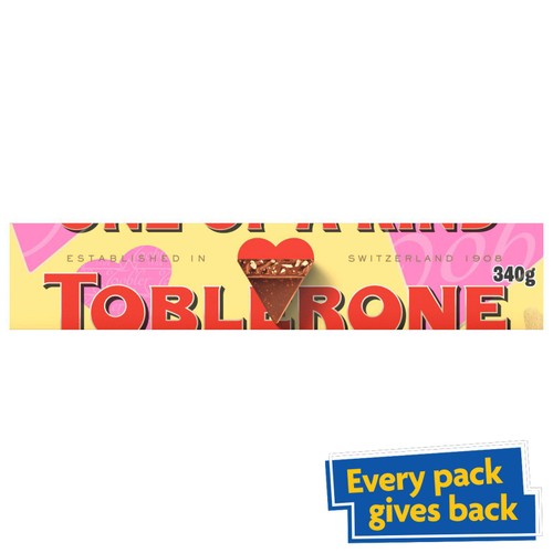 Toblerone Milk Chocolate Bar 340g - Morrisons Online Groceries & Offers