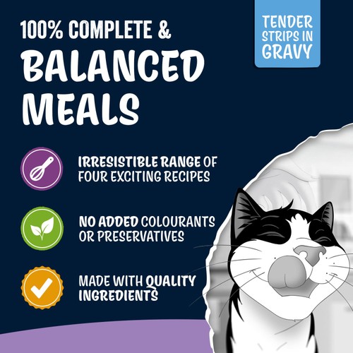 Felix Tasty Shreds Mixed Selection in Gravy Wet Cat Food