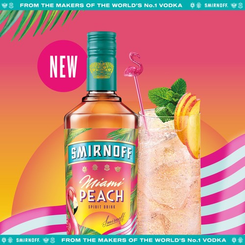 Smirnoff Miami Peach   70cl