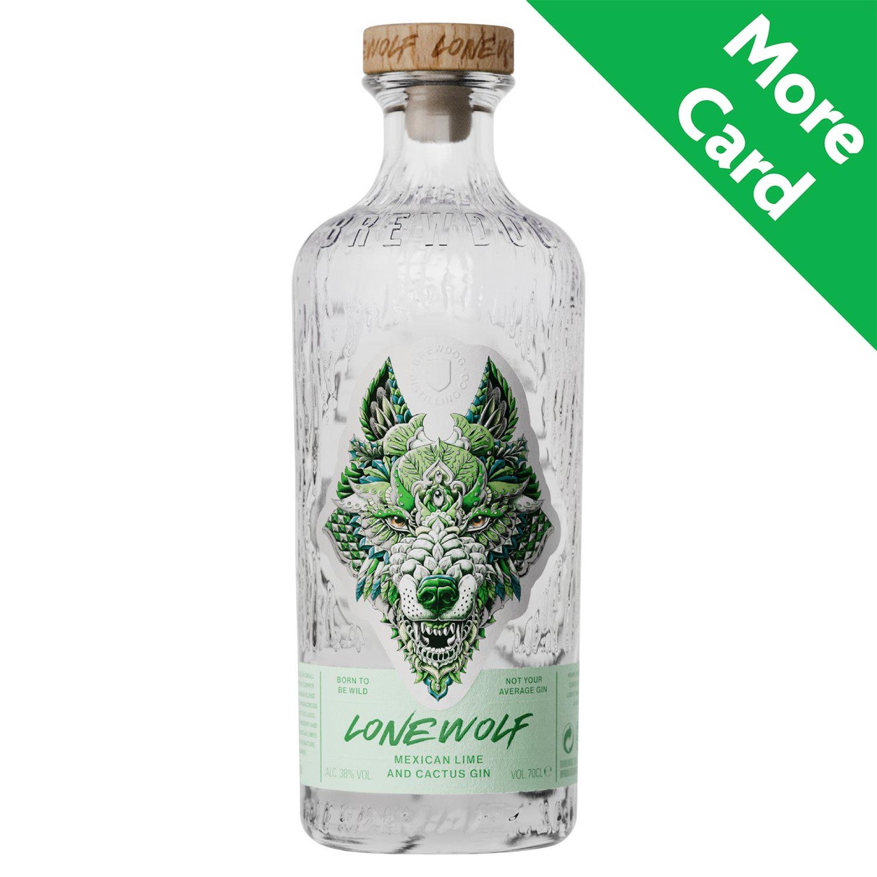 Lonewolf Mexican Lime & Cactus Gin 70CL