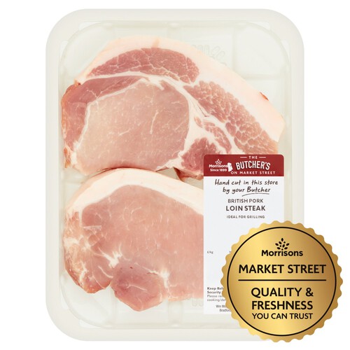 Market Street British Pork Loin Steaks