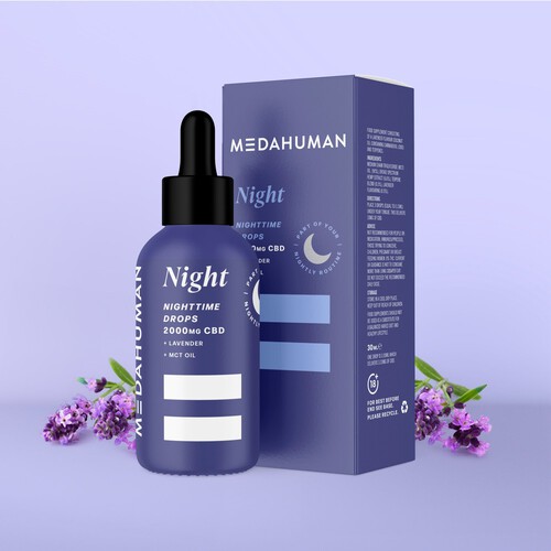 MEDAHUMAN Night Time CBD Drops 