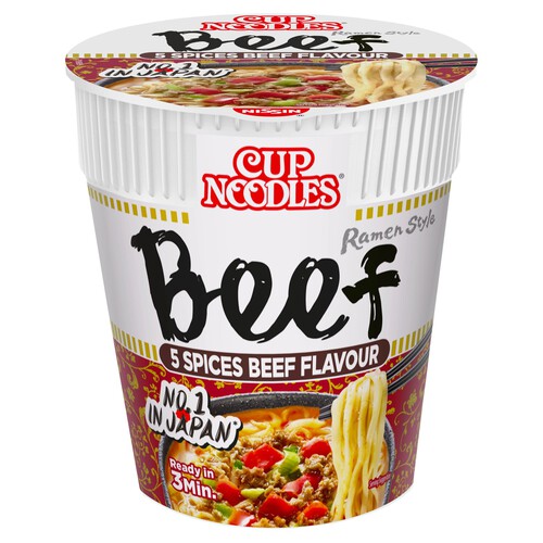 Nissin Cup Noodle Beef Five Spice