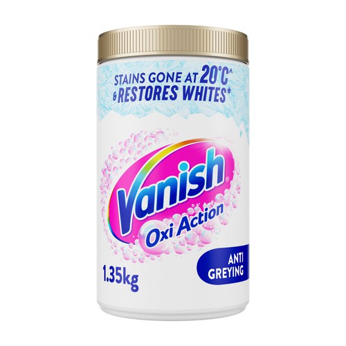 Vanish Gold Oxi-Action Whitening Booster Stain Remover Powder 