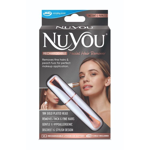 JML Nu You Facial Hair Remover Rechargeable