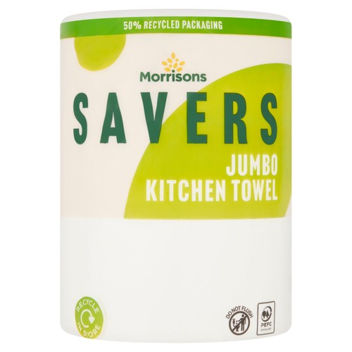 Morrisons savers jumbo kitchen towel roll