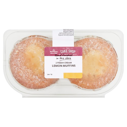 Morrisons fresh cream lemon muffins