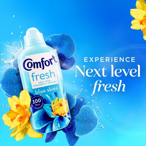Comfort Fresh Fabric Conditioner Blue Skies 31 Washes