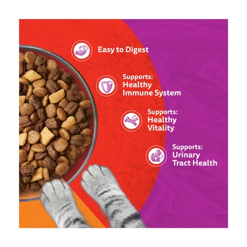 Whiskas 1+ Cat Complete Dry Duo Meaty Combos 1.9kg