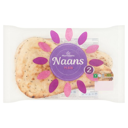 Morrisons Plain Naans 