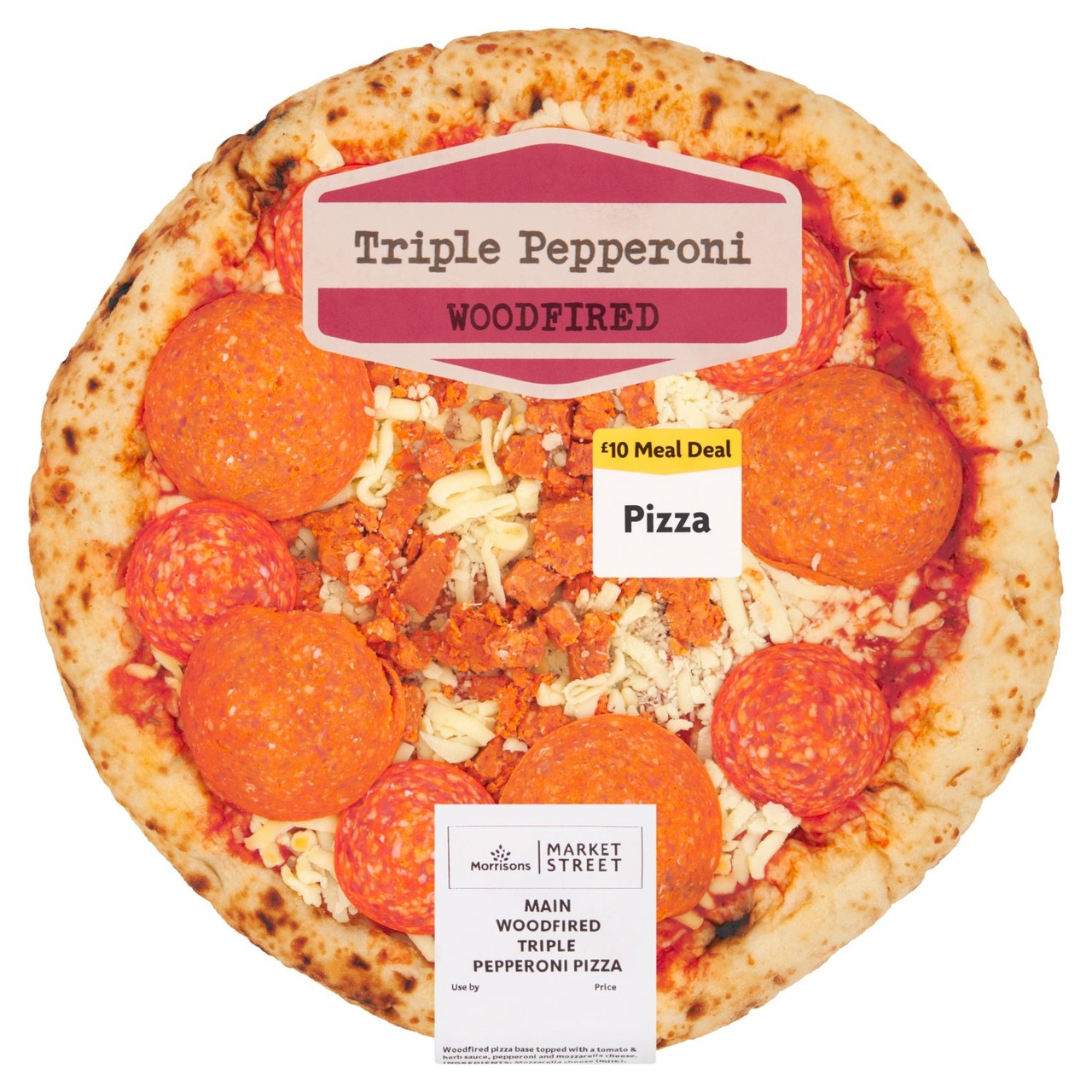 Morrisons Woodfired Triple Pepperoni