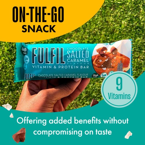 FULFIL Chocolate Salted Caramel Flavour Vitamin & Protein Bar 40g