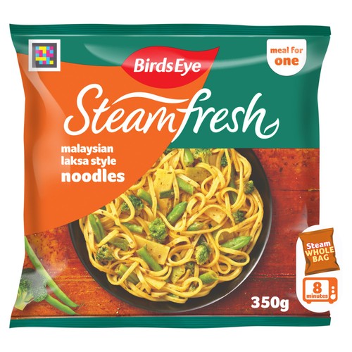 Birds Eye Steamfresh Malaysian Laksa Style Noodles Meal With Veg 350g 