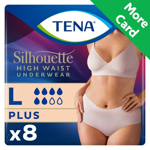 Tena Silhouette Incontinence Pants Cream Large 