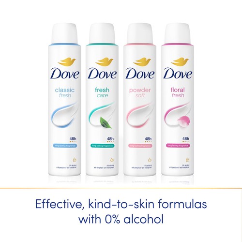 Dove Women Antiperspirant Deodorant Classic Aerosol 200ml
