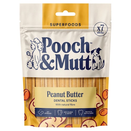 Pooch & Mutt Peanut Butter Dental Sticks 251G