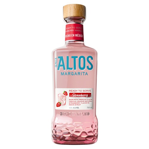 Olmeca Altos Strawberry Margarita 75cl
