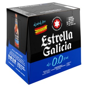 Estrella Galicia 0.0% 12x330ml Bottles product image