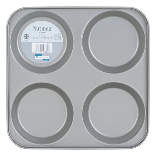 Nutmeg Home 4 Hole Yorkshire Pudding Tray