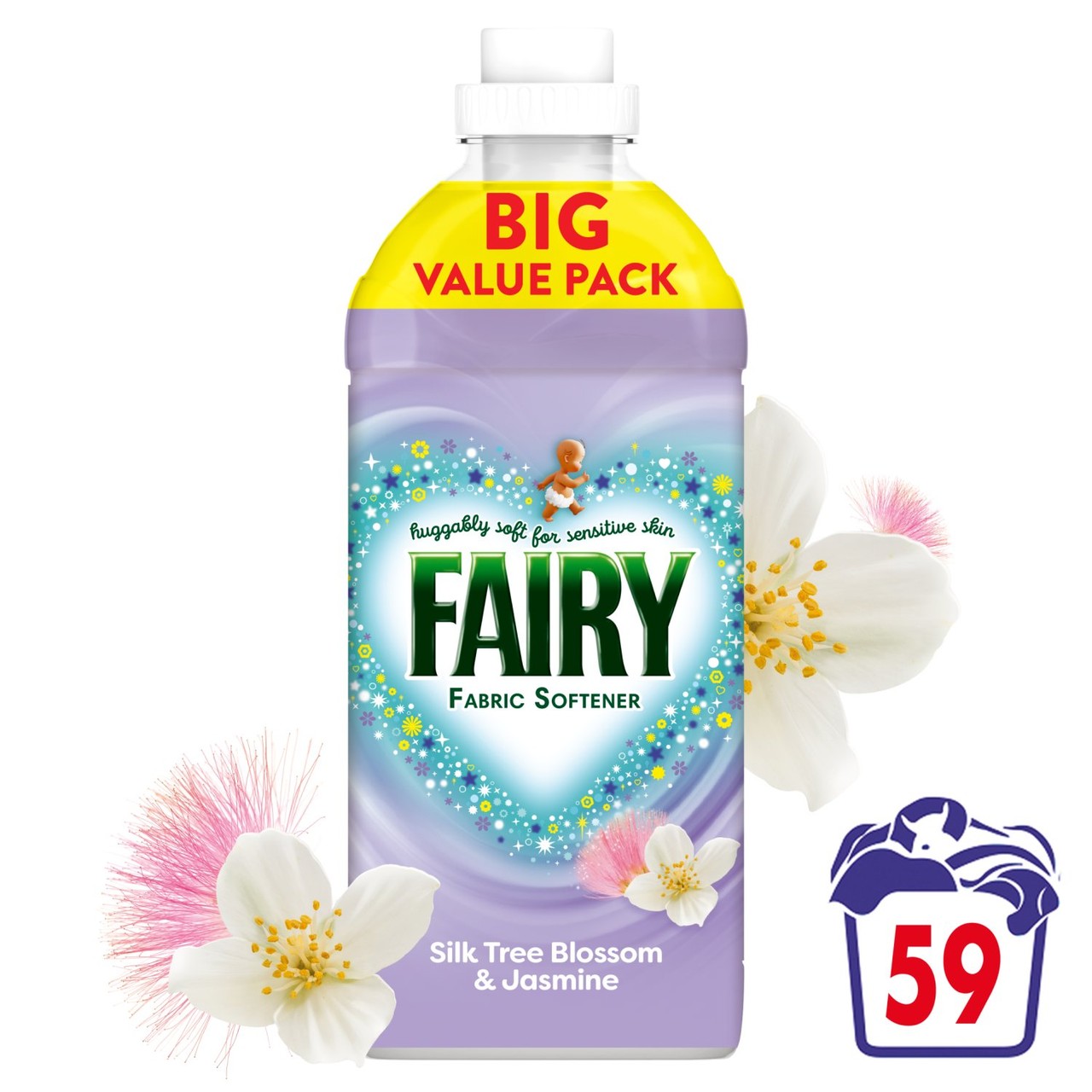 Fairy Fabric Conditioner Silk Tree Blossom Jasmine 59 Washes