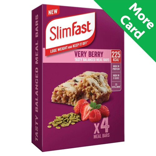 Slimfast Meal Replacement Very Berry Bar