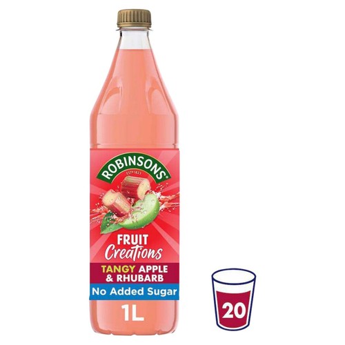 Robinsons Fruit Creations Apple & Rhubarb 1L
