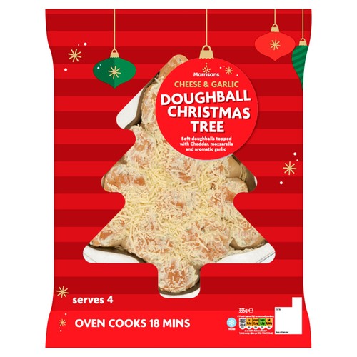 Morrisons Cheese & Garlic Christmas Doughball Tree 335g
