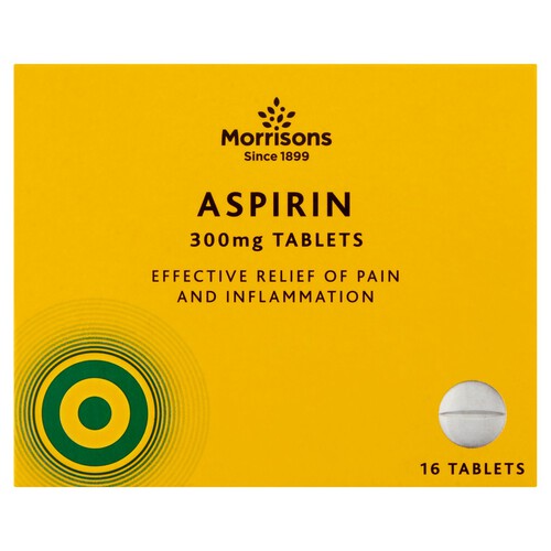 Morrisons Aspirin Tablets 300mg  