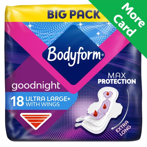 Bodyform Cour-V Ultra Night Sanitary Towels Wings