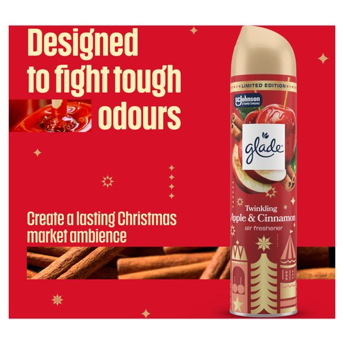 Glade Aerosol Air Freshener Warm Apple Pie 300ml
