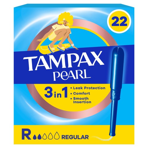 Tampax Pearl 3 In 1 Tampons Regular
