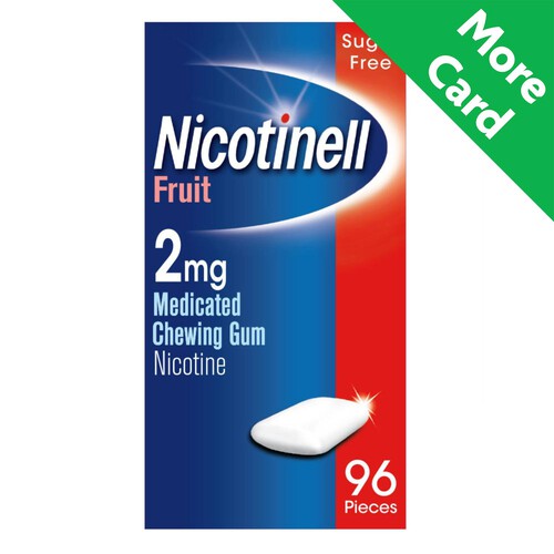 Nicotinell Nicotine Gum Stop Smoking Aid 2mg Fruit