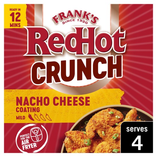 Frank's RedHot Crunch Nacho Cheese Coating Seasoning Mix 70g