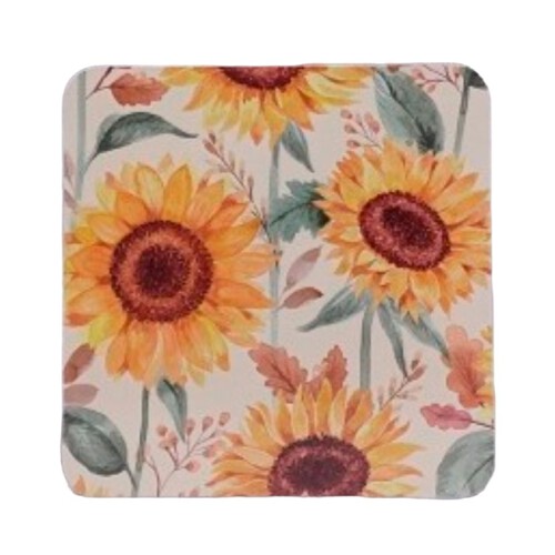 Nutmeg Home Sunflower Coasters