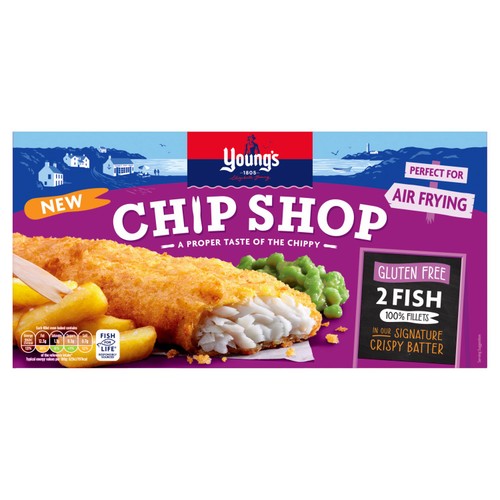 Young's Chip Shop Gluten Free Battered Fish   270g